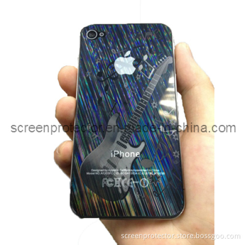 3D Guitar Design Screen Protector for iPhone 4 Front and Back